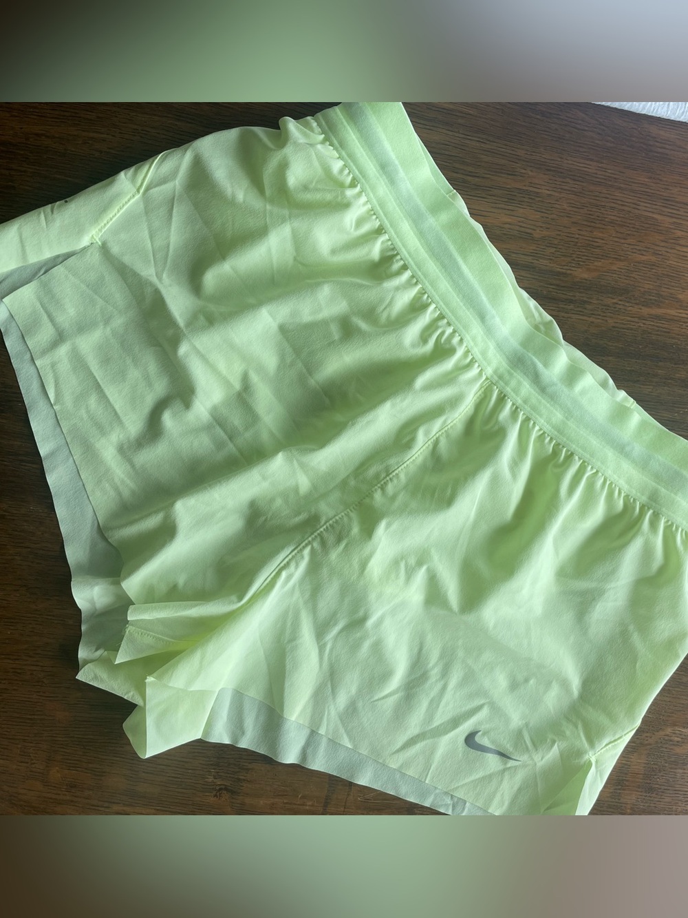 Nike Women's Pale Lime Athletic Shorts